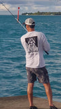 7' Blk/Green Mackerel Stick-bait -Floating Clear Reflective/ Holographic Flash
