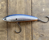 5 3/4' Blue Sardine Orange Floating-Stick-bait ,Clear Reflective