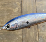 5 3/4' Blue Sardine Orange Floating-Stick-bait ,Clear Reflective