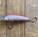 5 3/4' Chrome Pink Floating-Stick-bait ,Chrome Reflective