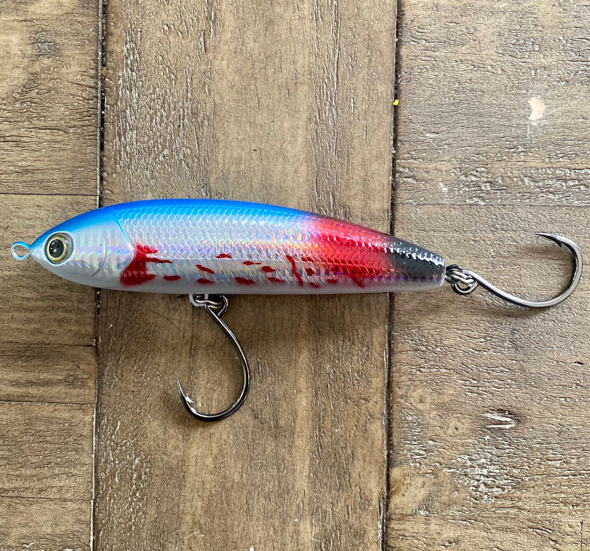 5 3/4' Chrome Blue Blood Floating-Stick-bait ,Chrome Reflective (Copy) – All or Nothing .US
