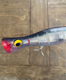 Sardine Green- Mirrored Clear Reflective /v2 Tuna Popper Lure