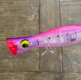 Pink/Purple Passion- Mirrored Clear Reflective /v2 Tuna Popper Lure