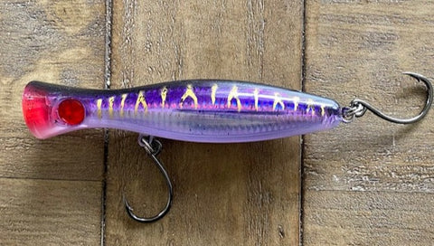 Purple Mackerel /Tuna Popper Lure