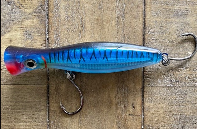 Blue Mackerel Glow/Tuna Popper Lure – All or Nothing .US