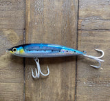5 3/4 Sardine Stick-bait -Sinking ,Clear Reflective/ Holographic Flash