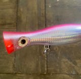Pink Passion-Clear Reflective V2Tuna Popper Lure