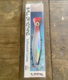 Maroon- White spots  Clear Reflective /V2 Tuna Popper Lure