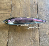 5 3/4 Flying Fish Stick-bait -Sinking ,Clear Reflective/ Holographic Flash