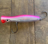 Pink Passion-Clear Reflective V2Tuna Popper Lure