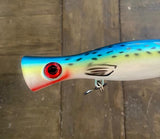 Mahi-Blk spots white V2Tuna Popper Lure