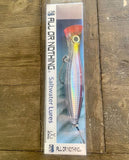 Squid oil slick Clear Reflective V2Tuna Popper Lure