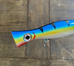 Yellow Tail -Blk Stripes /Fiji Blue/ Yellow/ Tuna Popper Lure