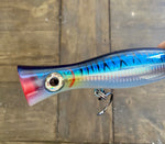 Blue/Blk Mackerel Glow/Tuna Popper Lure