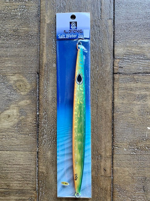 Tuna Stick Jig 250gms RIGGED- Vertical Jig/Knife Jig-Salt water – All or  Nothing .US