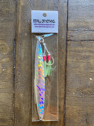 Glow Stick Jig 150gms RIGGED - Vertical Jig/Knife Jig-Salt water – All or  Nothing .US
