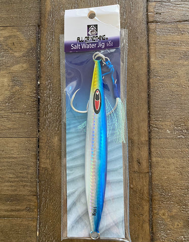Tuna Fluttering Jig 180gms/6oz RIGGED -Salt water – All or Nothing .US Tuna Fluttering Jig 180gms/6oz RIGGED -Salt water – All or Nothing .US