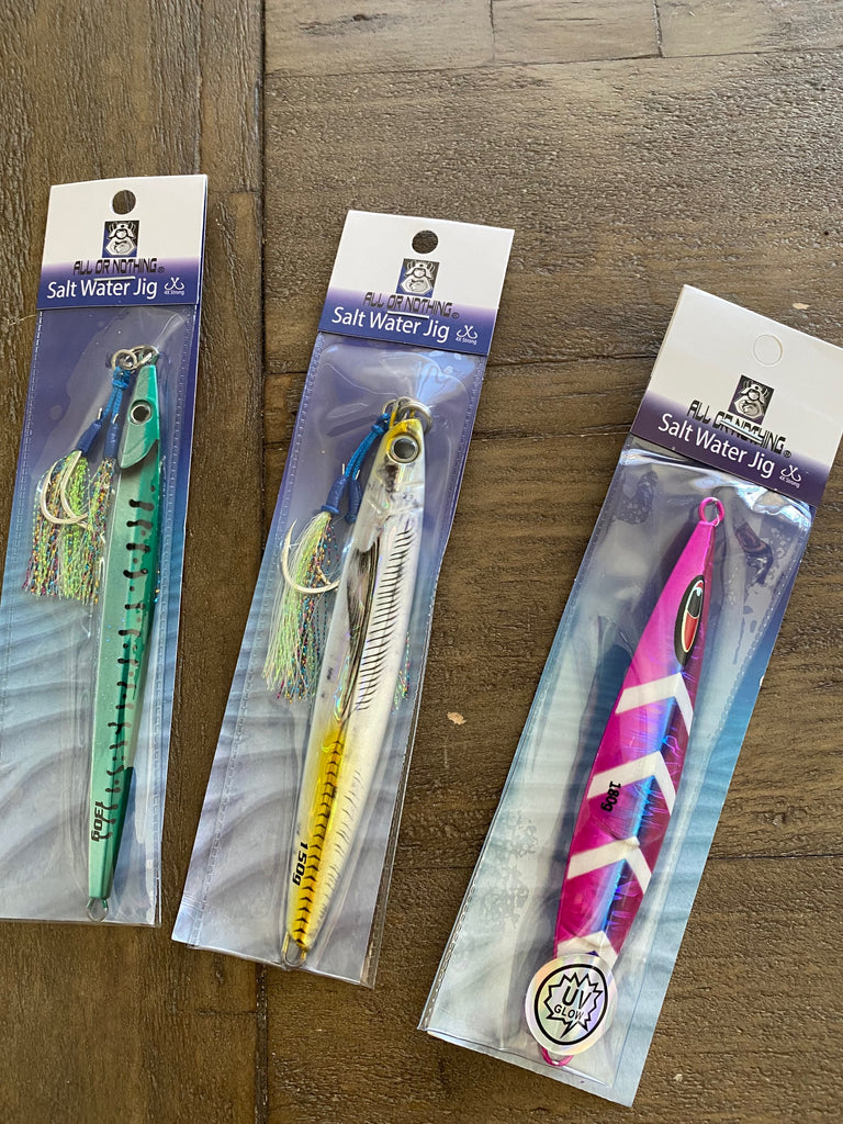 California Starter JIG (8)w/Free Jig Bag - Vertical ,Casting Fish & Sl –  All or Nothing .US