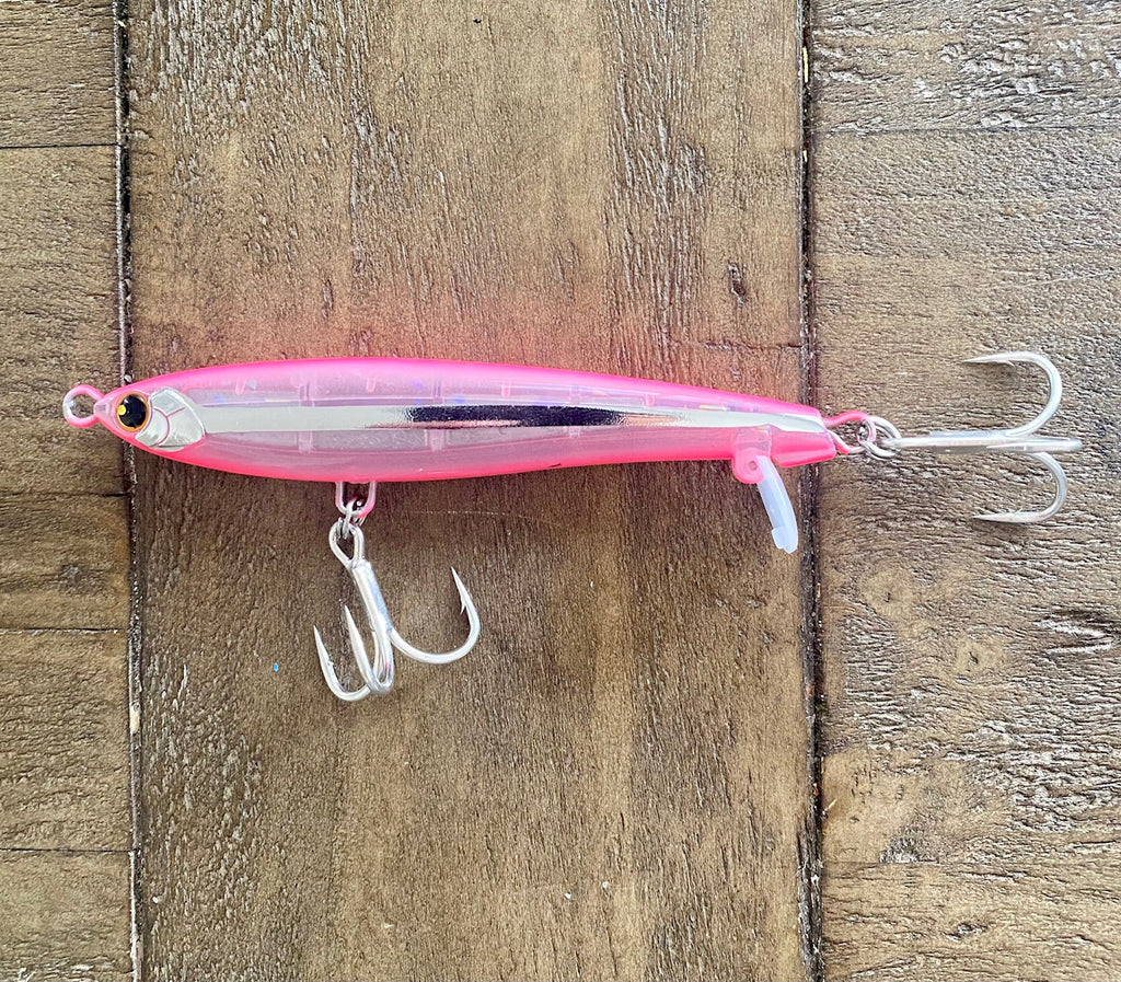 bink fishing lures Phantom Minnow -Mini Sinking Stick bait & Swimming 4 1/2 -2.1oz – All or Nothing .US