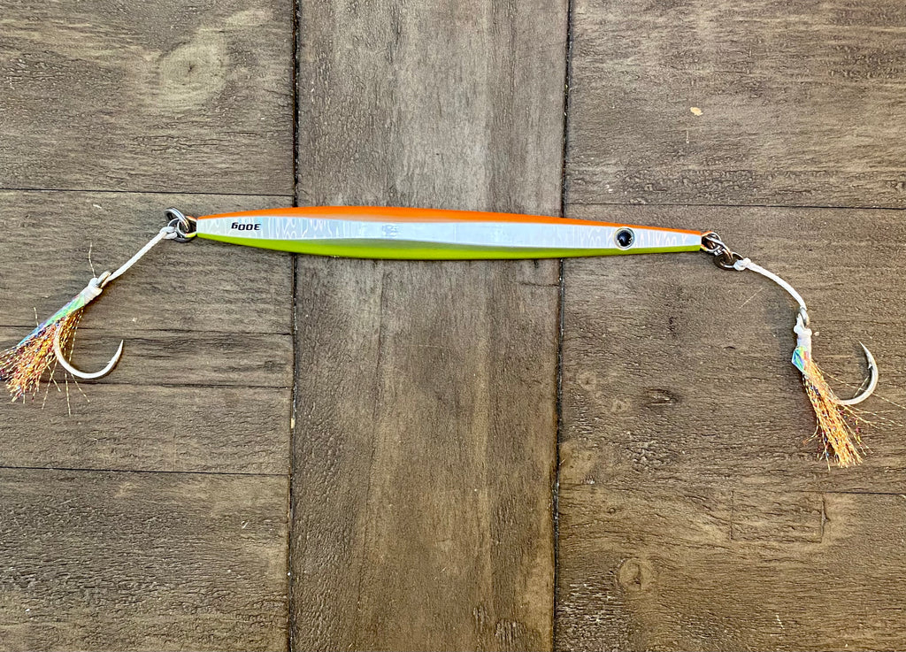 Alligator Jig -Glow 300gms RIGGED Alligator Jig -Glow 300gms RIGGED