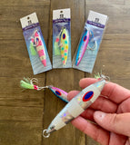 Submarine water Flutter Jig for Tuna/ Glow-150gms/5oz  Vertical/Slow pitch-Saltwater Jigs