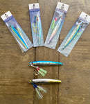 Holographic Vertical Flutter Fish Jig - 150gms/5.3oz Hybrid-Salt water