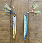 Holographic Vertical Flutter Fish Jig - 150gms/5.3oz Hybrid-Salt water