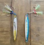 Holographic Vertical Flutter Fish Jig - 150gms/5.3oz Hybrid-Salt water