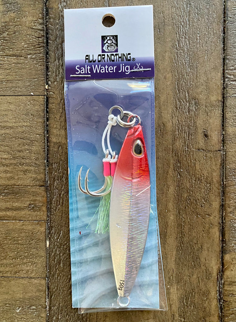 Fish Jigs -150gms Slow Pitch JIG/Casting -Salt water Jigs – All or