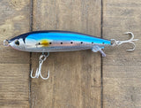 Big Eye 5 3/4 Stick-bait 3.25oz -Sinking ,Clear Reflective/ Flash