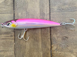 Bad Boyz Series- 6 1/2 inch Stick-bait 2oz -Floating ,Clear Reflective/ Flash