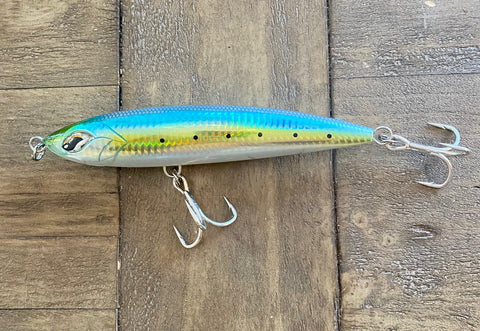 Bad Boyz Series- 6 1/2 inch Stick-bait 2oz -Floating ,Clear Reflective – All or Nothing .US
