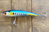 Predator Series- 7 inch Stick-bait 5.1oz -Sinking ,Clear Reflective/ Flash