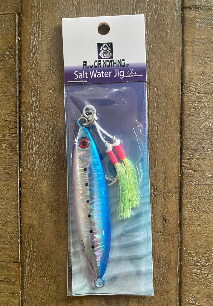 Slow Pitch Flutter Fish Jig 4inch-120gms Drop it/Cast it-Salt water Ji ...