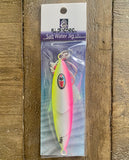 Ridgeback Slow Pitch Flutter Glow Jig 4 1/2 inch-150gms Drop it/Cast it-Salt water Jigs