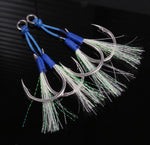 Tuna Fluttering Jig 180gms/6oz RIGGED -Salt water