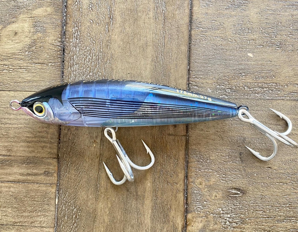 7' Flying Fish Floating-Stick-bait ,Clear Reflective/ Holographic