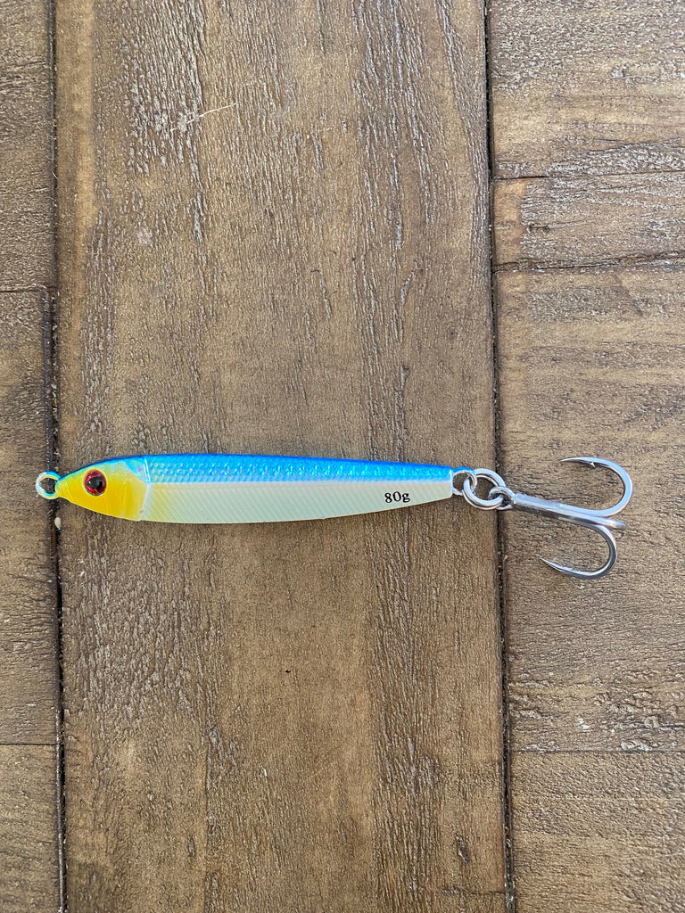 Casting Fish Jig Glow-80gms Casting/Swimming-Salt water Jigs – All or  Nothing .US