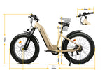 All Terrain Fat Tire Step Through E-Bike 2023