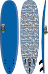 Tahiti Blue AZ Makin Waves 8' Soft Surfboard